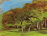 Trees Canvas Paintings - Fruit Trees